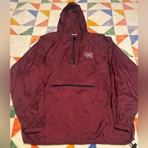 Vintage Mississippi State University Pullover Windbreaker Tag L Fits XL